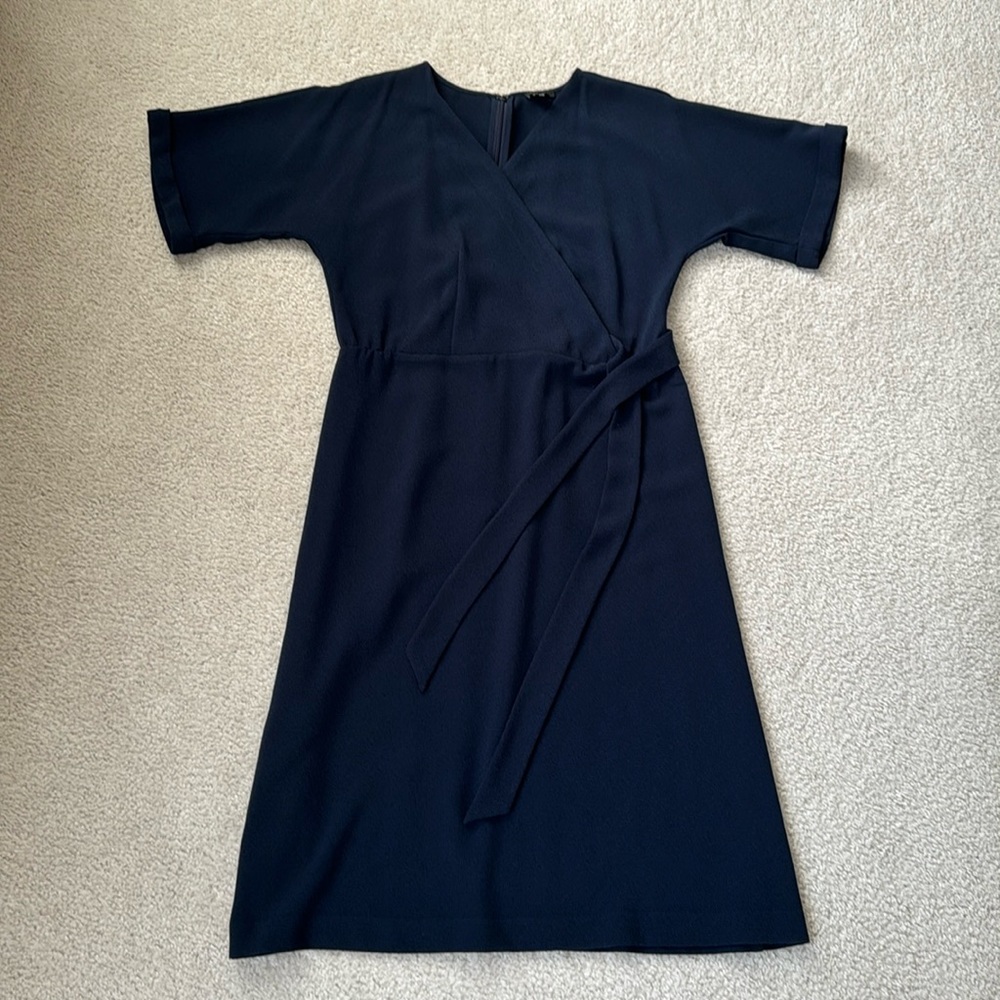Ann Taylor Factory Faux Wrap Dress w/Tie SZ S